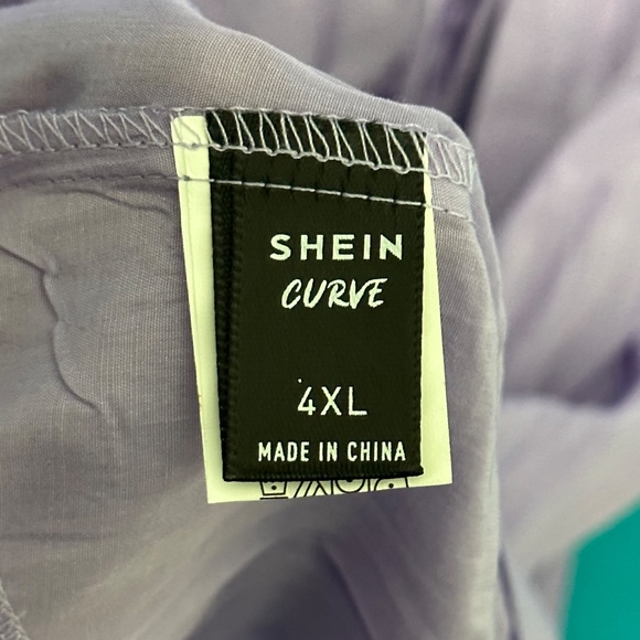 Shein Curve Shirred Frill A-line Milkmaid Dress 4XL - Picture 9 of 12